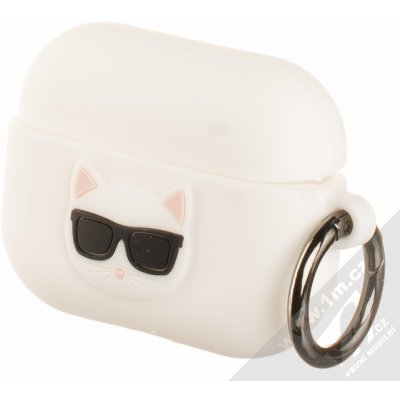 Karl Lagerfeld AirPods Pro cover Silicone Choupette KLACAPSILCHWH