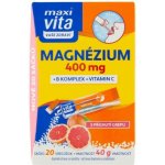 Maxi Vita Magnézium 400 mg + B komplex + vitamin C 20 sáčků – Hledejceny.cz