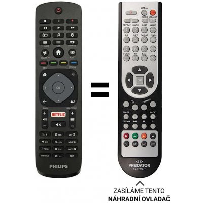 Dálkový ovladač Predátor Philips 50PUS6272/12, 50PUS6262 – Zboží Živě