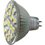 Hadex žárovka LED MR16-21xSMD5050,bílá teplá,12V – Hledejceny.cz