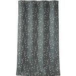 Douceur d'intérieur Grafitový závěs SAKURA s kroužky, rostlinný vzor, antracitový antracitová – Zboží Dáma