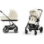CYBEX Balios S Lux + Cot S Lux 2024 Seashell Beige Taupe Frame – Zboží Mobilmania