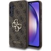 Pouzdro a kryt na mobilní telefon Samsung Guess PU 4G Metal Logo Samsung Galaxy A55 5G Brown GUHCSA554GMGBR