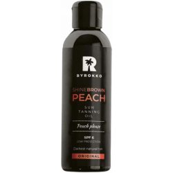 ByRokko Shine Brown Peach ochranný olej pro podporu opálení 150 ml