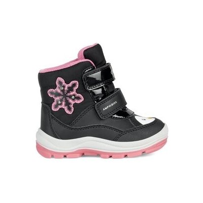 Geox kozačky B Flanfil Girl B Abx B363WA 054FU C0922 Black/Fuchsia – Zbozi.Blesk.cz