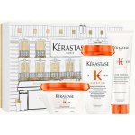 Kérastase Nutritive Vánoční Sada šampon Bain Satin 250 ml + péče 250 ml + termoochranná péče 150 ml – Hledejceny.cz
