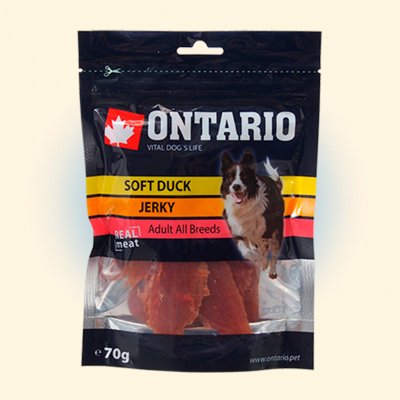 Ontario dog Soft Duck Jerky 70 g – Zboží Mobilmania