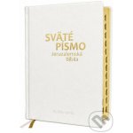 Sväté písmo - Jeruzalemská Biblia veľký formát biela obálka so zlatorezom - Dobrá kniha – Hledejceny.cz