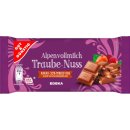 Gut & Günstig Alpská mléčná čokoláda s rozinkami a oříšky 100 g