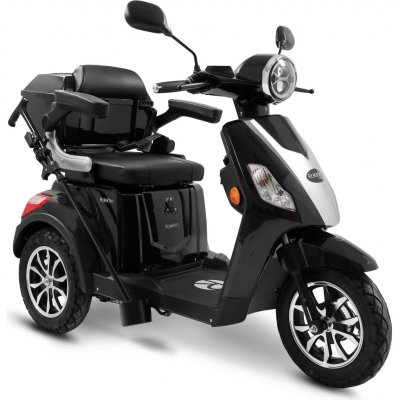 Rolektro E-Trike 25 V.3, černá - 25 km/h, lithium baterie – Zboží Mobilmania
