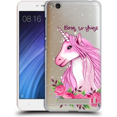 Pouzdro HEAD CASE Xiaomi Redmi 4A Jednorožec - Born to shine