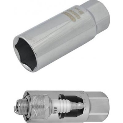 Tona Expert E032102 - Hlavice nástrčná - ořech 1/2", 21mm, prodloužená na výměnu svíček, DIN 3124 – Zboží Mobilmania
