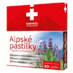 Cemio Alpské pastilky Šalvěj a vitamin C past.20 – Hledejceny.cz