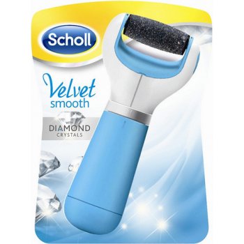 Scholl Velvet Smooth elektrický pilník na chodidla + Essential Smooth denní hydratační krém 60 ml dárková sada