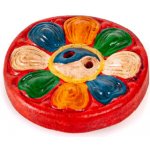 Stojánek na vonné tyčinky keramický Tibet Mandala 5,5 cm – Hledejceny.cz