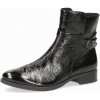 Dámské kotníkové boty Caprice dámská kožená kotníková obuv 9/9-26365/23-017 černá black/naplack