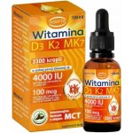 Asepta Vitamin D3 K2 MK7 s MCT olejem 100 ml – Hledejceny.cz