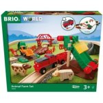 Brio Vláčkodráha World 33984 Hrací set zvířecí farma – Sleviste.cz