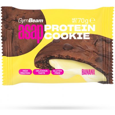 GymBeam ASAP Protein Cookie trojitá čokoláda 70 g – Zboží Dáma
