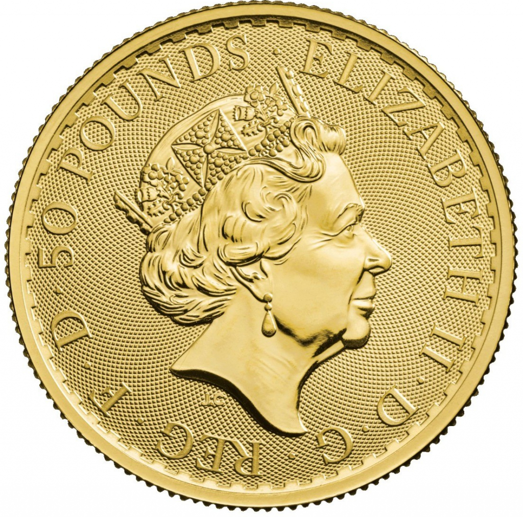 The Royal Mint UK zlatá mince Britannia 1/2 oz