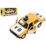 Teddies Policejní auto VB kov/plast 11,5cm na zpětné natažení na baterie se zvukem – Sleviste.cz