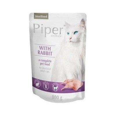 DOLINA NOTECI Piper pro sterilizované kočky s králíkem 100 g