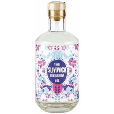 Tōsh Slivovica Jednodruhová 46% 0,5 l (holá láhev) – Sleviste.cz