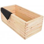 Rojaplast Květináč Maxi dřevěný 100 x 50 x 40 cm přírodní borovice – Zboží Dáma