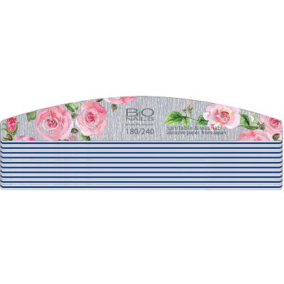 BIO nails Pilník profi 180/240 zebra půlměsíc 10 ks – Hledejceny.cz