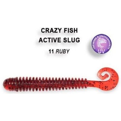Crazy Fish Active slug 7,1 cm 11 Ruby 8 ks – Zbozi.Blesk.cz