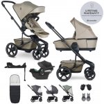 EASYWALKER kombinovaný Harvey⁵ Premium Pearl Taupe XXL RWS + CYBEX Aton B2 i-Size 2024 – Zboží Dáma