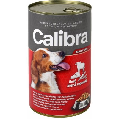 Calibra Dog Adult Beef Liver Vegetables in Jelly 1240 g – Hledejceny.cz