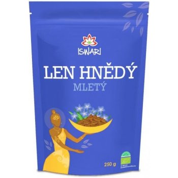 Iswari Bio Len hnědý mletý 250 g