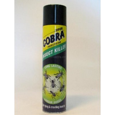 Super Cobra Kills Flying & Crawling Insects spray proti létajícímu a lezoucímu hmyzu 400 ml – Hledejceny.cz