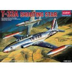 Academy Model Kit Lockheed T 33A Shooting Star 12284 1:48 – Hledejceny.cz