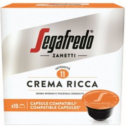 Segafredo Zanetti Crema Rica kapsle 10 x 7,5 g
