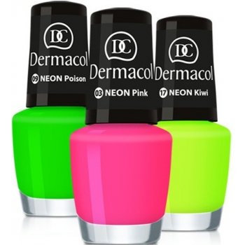 Dermacol Neonový lak na nehty 20 Malibu 5 ml