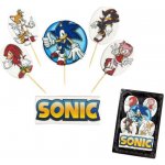 Cukrová figurka zápich ježek Sonic - K Decor – Zboží Mobilmania