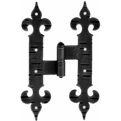 GALBUSERA Kovaný zpevněný pant model 1027 - meď černá, varianta C, levý – Hledejceny.cz