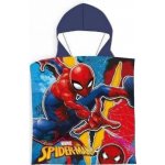 MLC Chlapecké pončo plážová osuška s kapucí Spiderman 55 x 110 cm – Zboží Dáma