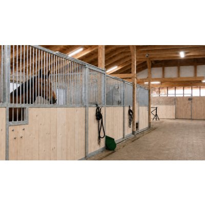 Boxy pro koně vnitřní stěna s dveřmi, délka 4 m – Hledejceny.cz