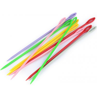 Plastové jehly délka 150 mm tupé Balení: 10 ks, Varianta: mix variant – Zboží Dáma