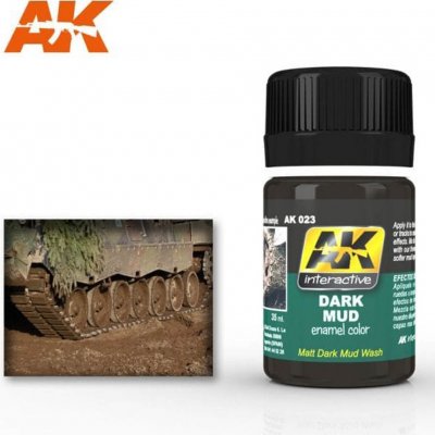 AK Interactive AK Enamel effects DARK MUD EFFECTS – Zboží Živě