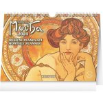 Stolní Alfons Mucha 30 × 21 cm 2024 – Zboží Mobilmania