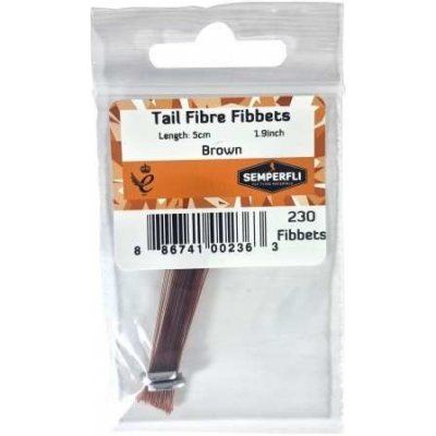 Semperfli Syntetická Pera Tail Fibre Fibbets Brown – Hledejceny.cz