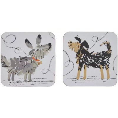 Ulster Weavers Korkové podložky Dog days 10,5x10,5cm 4 ks – Zbozi.Blesk.cz