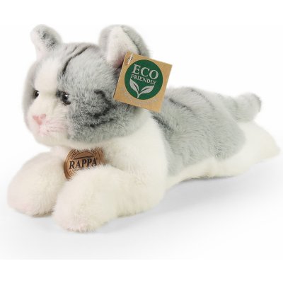 Eco- Friendly Rappa kočka ležící šedá 20 cm – Zboží Dáma