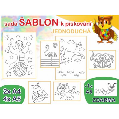 Radost v písku Sada šablon vel. M jednoduchá – Hledejceny.cz