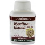 MedPharma Kyselina listová 800 µg FORTE 100 tablet – Hledejceny.cz