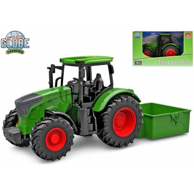 Kids Globe 540473 Traktor s plošinou FARMING 1:24 – Hledejceny.cz